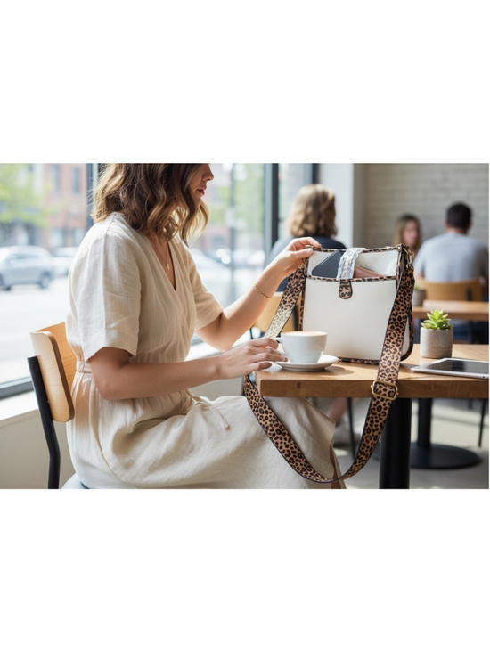 Montana West Handbags - Montana West bucket bag leopard trim/straps